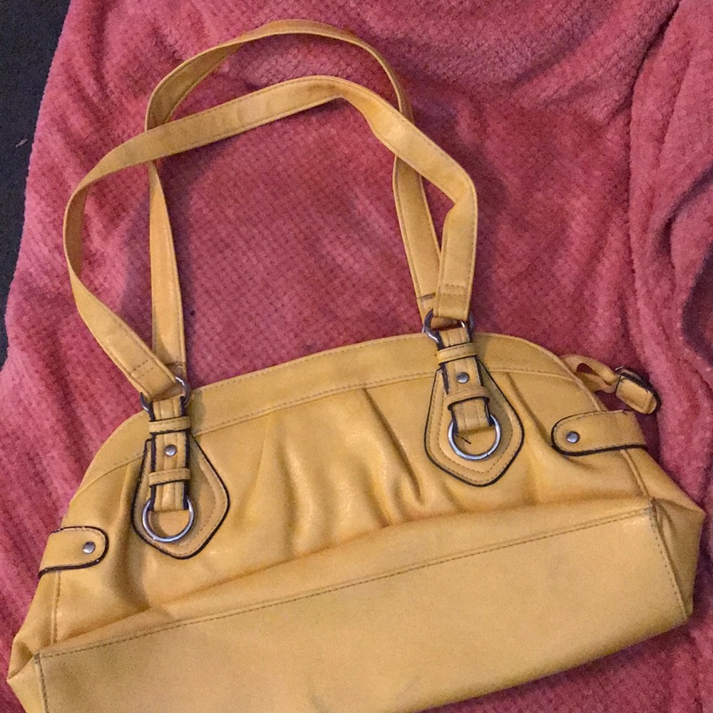 Yellow handbag